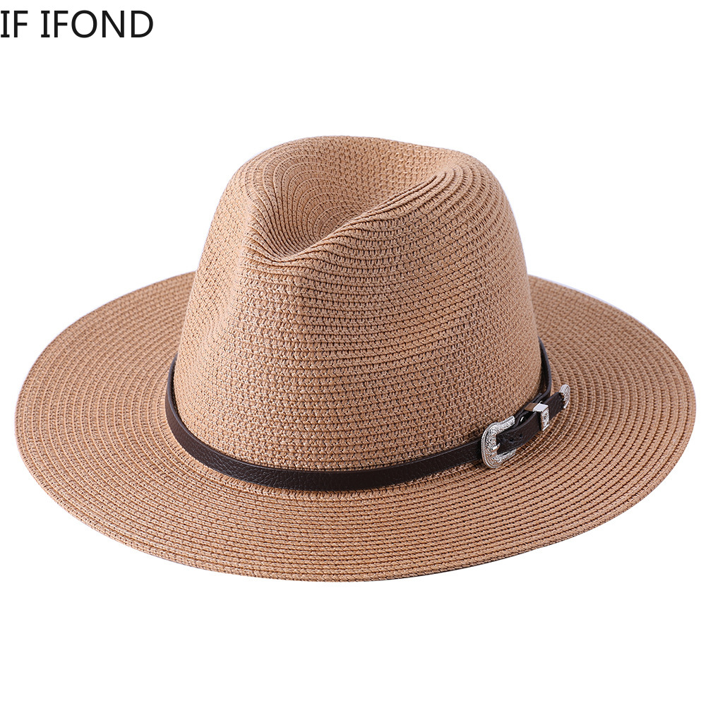 Bucket Hat Straw - Chapéu de palha para pais e