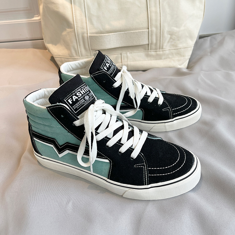 Vans Shoes Authentic - Tênis retrô de cano alto masculino