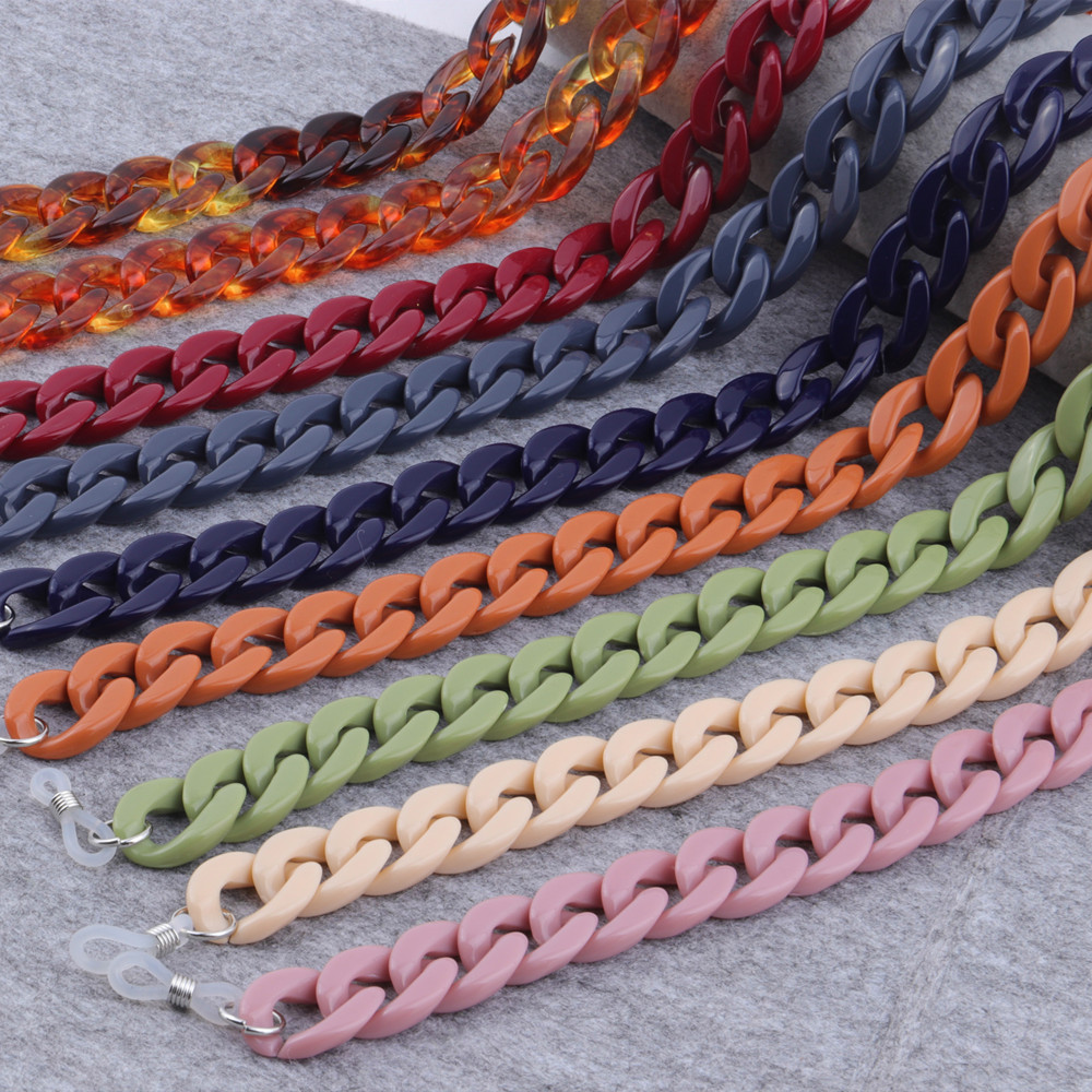Nova moda acrílico óculos corr - Sunglass Retainer Cord avaliação e preço