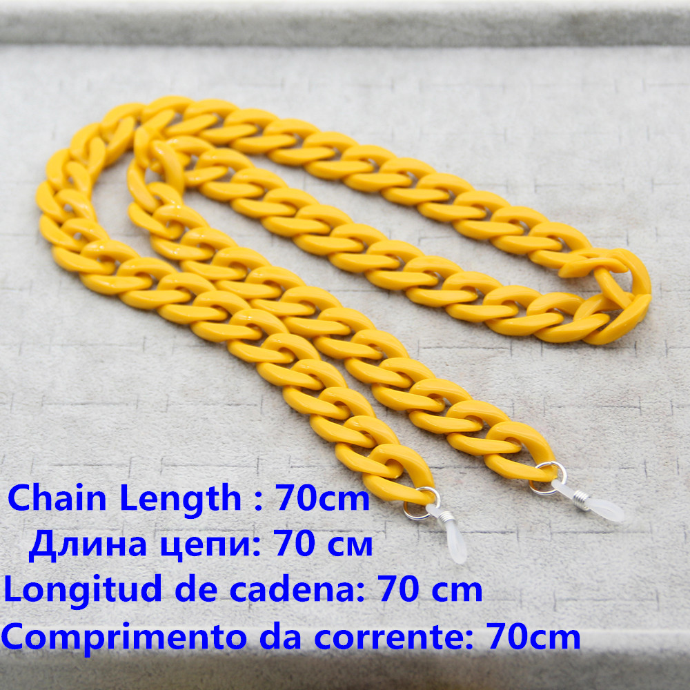 Nova moda acrílico óculos corr - Sunglass Retainer Cord avaliação e preço