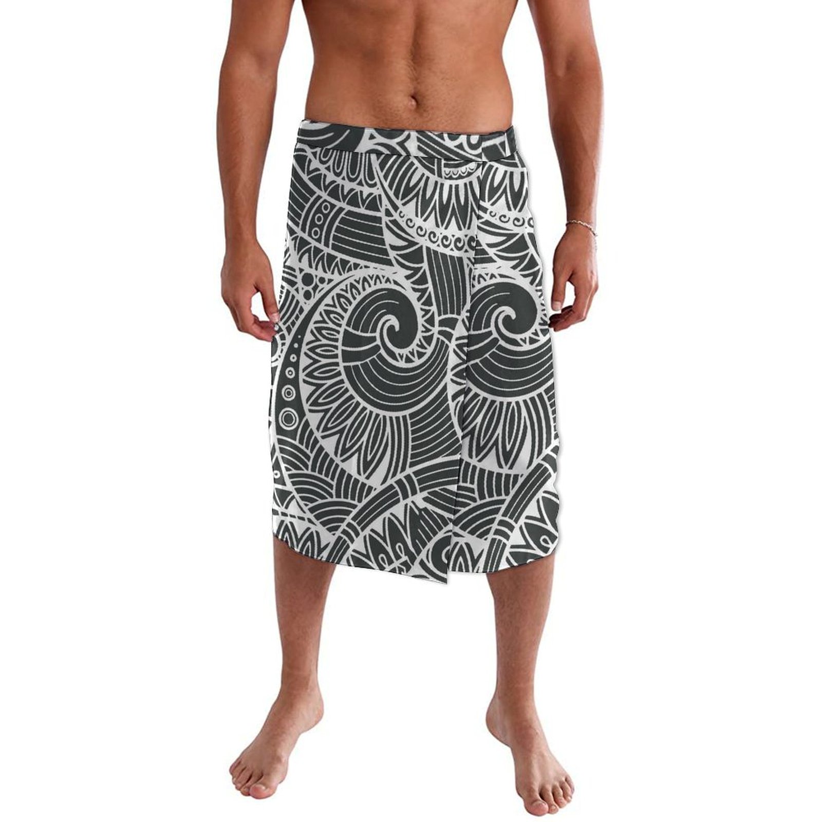 Vestido de praia havaiano masc - Sarong Men Wrap avaliação e preço